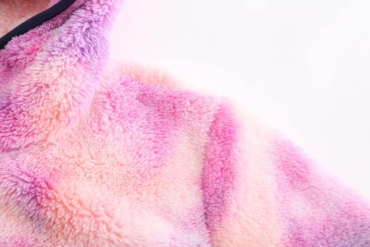 Girl's Jacket Kids Full Zip Ultra Soft Sherpa Fleece Hoodie Sweatshirt - Image 5