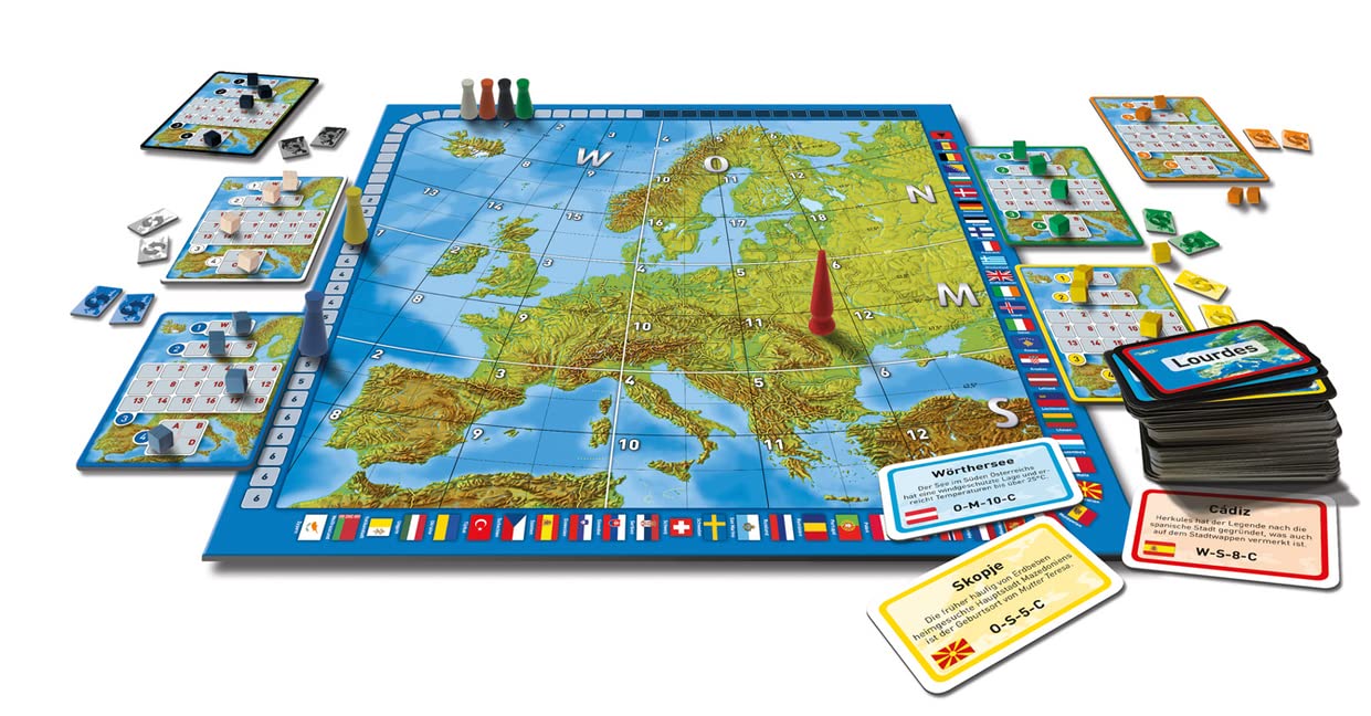 Kosmos 692636 Europe Jeu de géographie Familial pour 2 à 6 Joueurs à partir de 10 Ans
