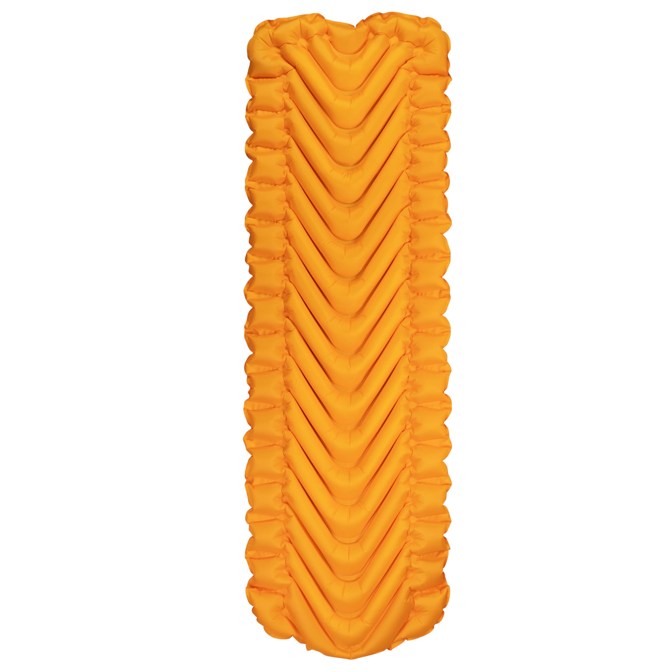 Klymit Matelas de Couchage Gonflable isolé Statique V2 | Confort amélioré | Portable, Ultra léger, Facile à gonfler, lit Gonflable Pliable pour Camping, randonnée et randonnée – Safran