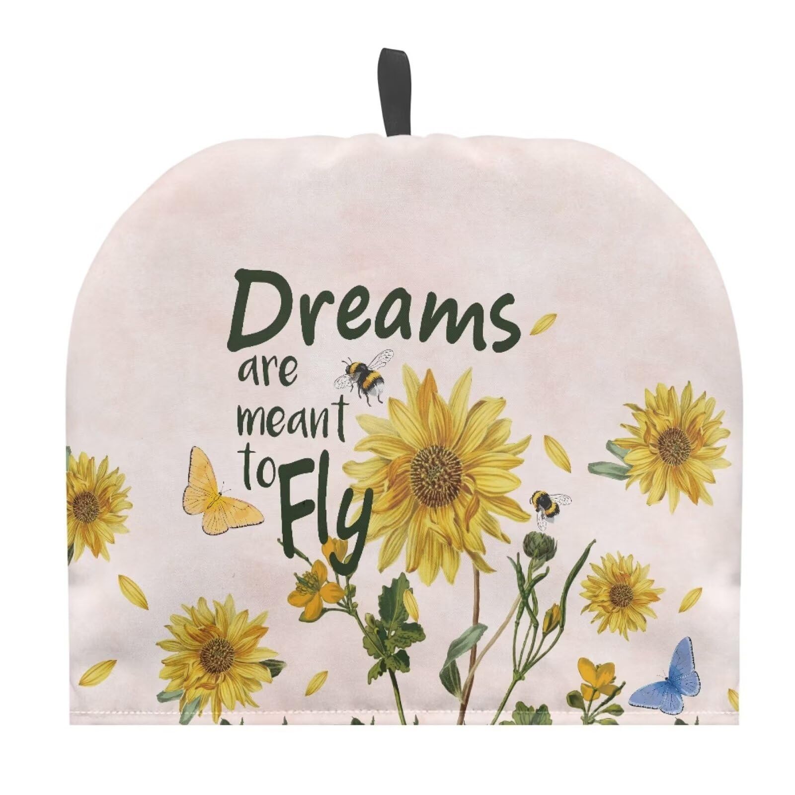 Generic Hudotybom Sunflower Print Tea Cozy for Teapot Insulated Large Teapot Cover to Keep Warm Tea Kettle Cover Machine Washable Coffee Pot Cloth Covers Kitchen Home Decorations for Housewife Mom