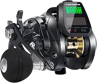 Smart Digital Line Counter Fishing Reels Saltwater Baitcaster Reels Multi-Function 22Lb/35Lb Max Drag