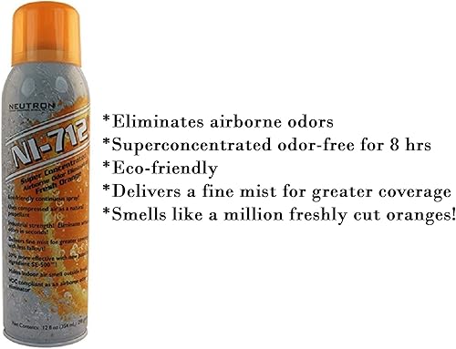 Miniatura 3 de NI-712 - Eliminador de olor, spray continuo, color naranja, 2