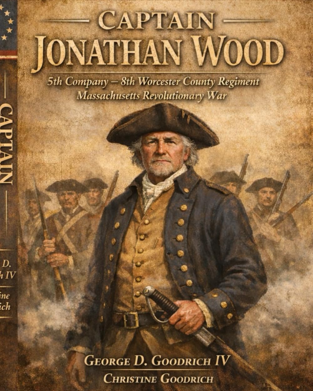 Captain Jonathan Wood 5th Company-8TH Worcester County Regiment Massachusetts Revolutionary War