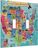 Vista 114 de Cubierta de interruptor de luz rosa brillante con purpurina de 1 banda, sin dispositivo, placa de pared en blanco decorativa para adolescentes