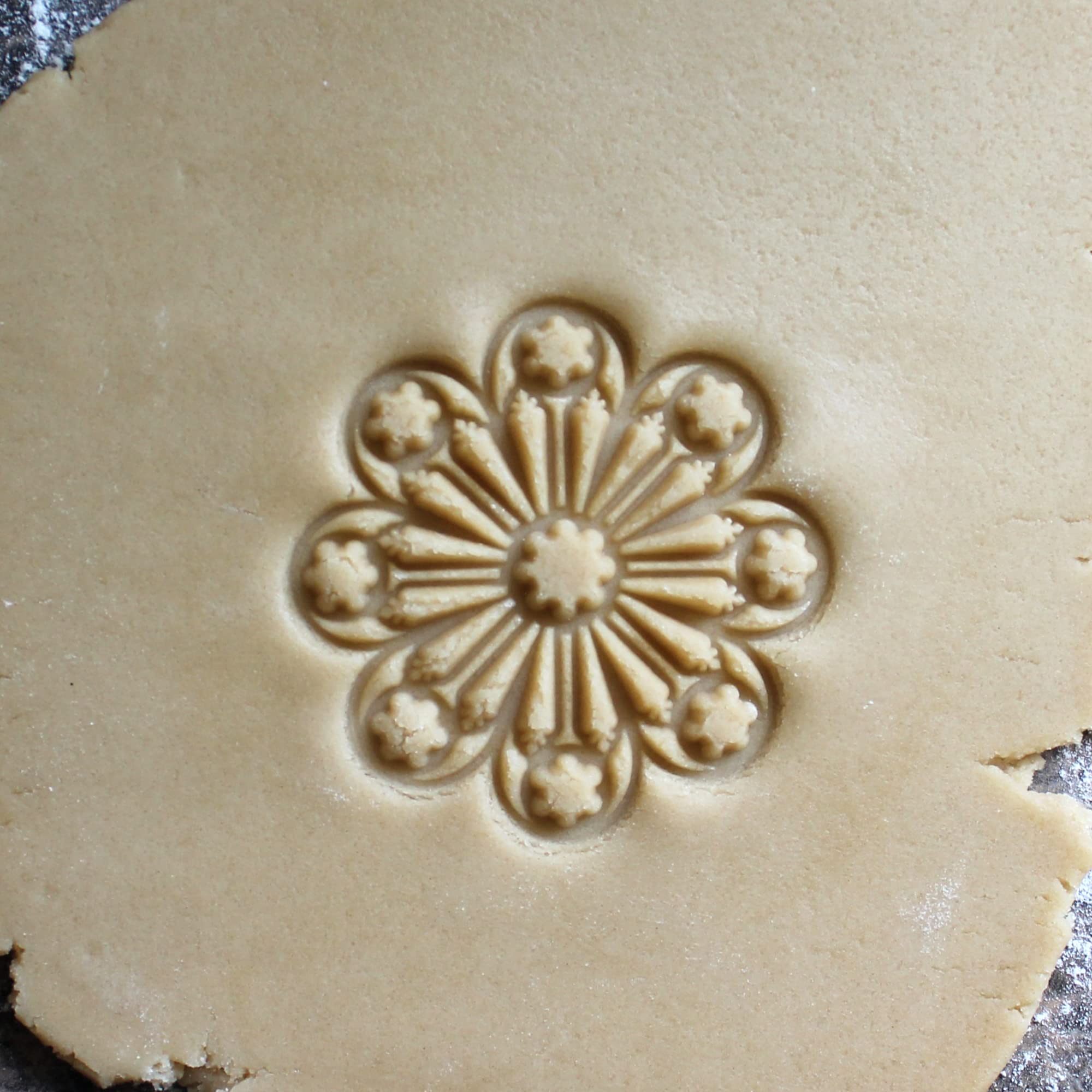 Sello grande para galletas de madera, 3.1 pulgadas (Catedral de Washington CS8-011)