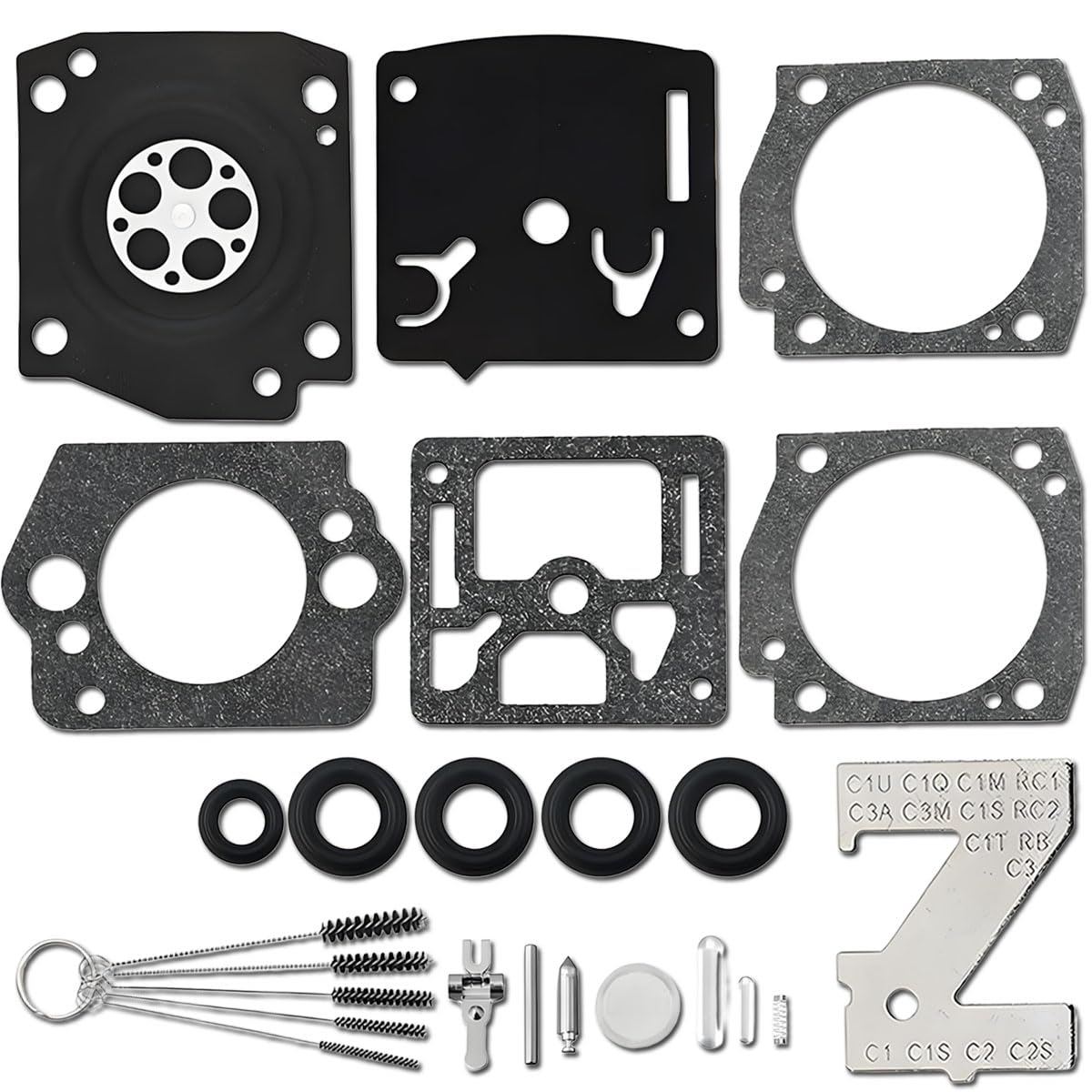 Qiuwanzia GND-110 Carburetor Gasket Repair Rebuild Kit for HUSQVARNA K760