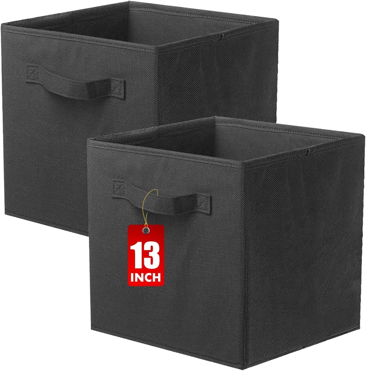 powerking Cube Storage Boxes, Foldable Fabric Storage Bins And Cloth Storage Organizer Drawer For Shelves, Closet And Toys Storage, 33 X 33 X 33 CM — image 1