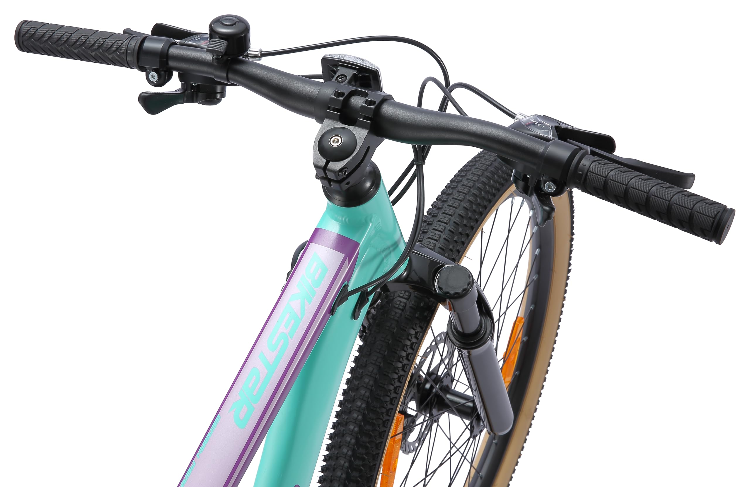 BIKESTAR Hardtail Aluminium Mountainbike Shimano 21 Gang Schaltung, Scheibenbremse 26 Zoll Reifen | 13 Zoll 16 Zoll Rahmen Alu MTB | RISIKOFREI TESTEN