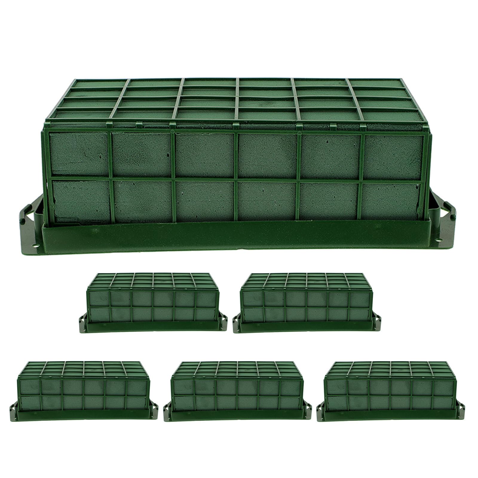Mousse rectangulaire cage plastique pour centres de table et art floral x6