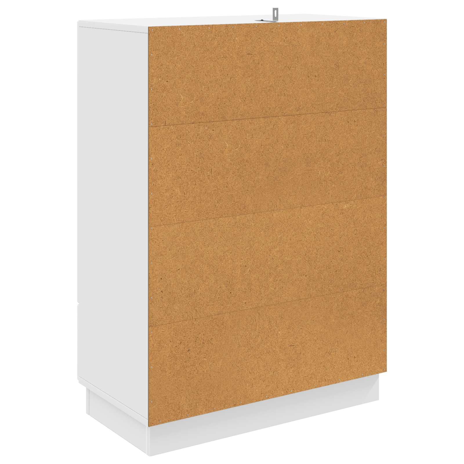 Credenza bianca 66 x 34,5 x 92 cm comò con cassetto