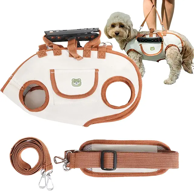 Arnés Ortopédico para Perros: Soporte Ajustable Patas Traseras y Transporte
