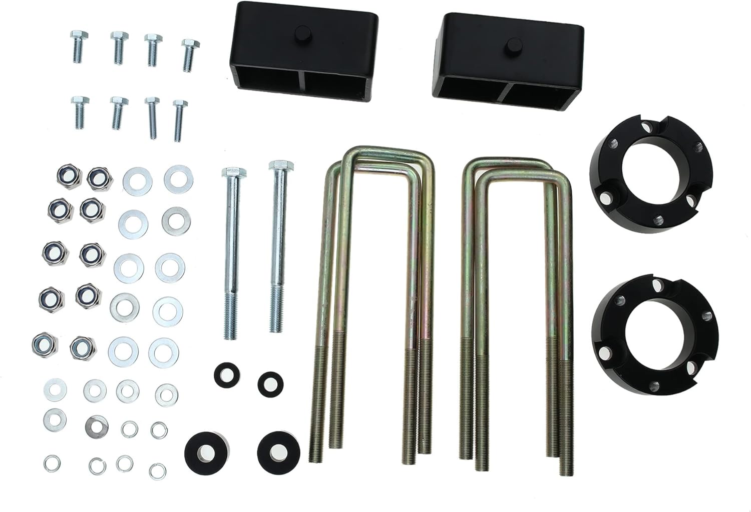 A-Premium 3" Front & 3" Rear Suspension Leveling Lift Kit Compatible with Toyota Tacoma 1995-2004, 2.4L 2.7L 3.4L, 6 Lug Models, Replace# 95TMA33DD