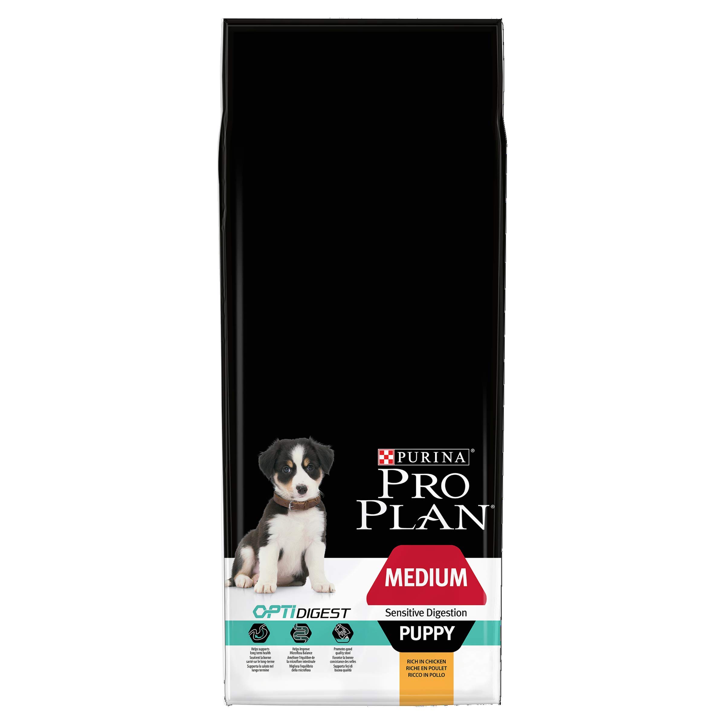 Purina ProPlan Medium Puppy Digest pienso para perro cachorro Pollo 12 Kg
