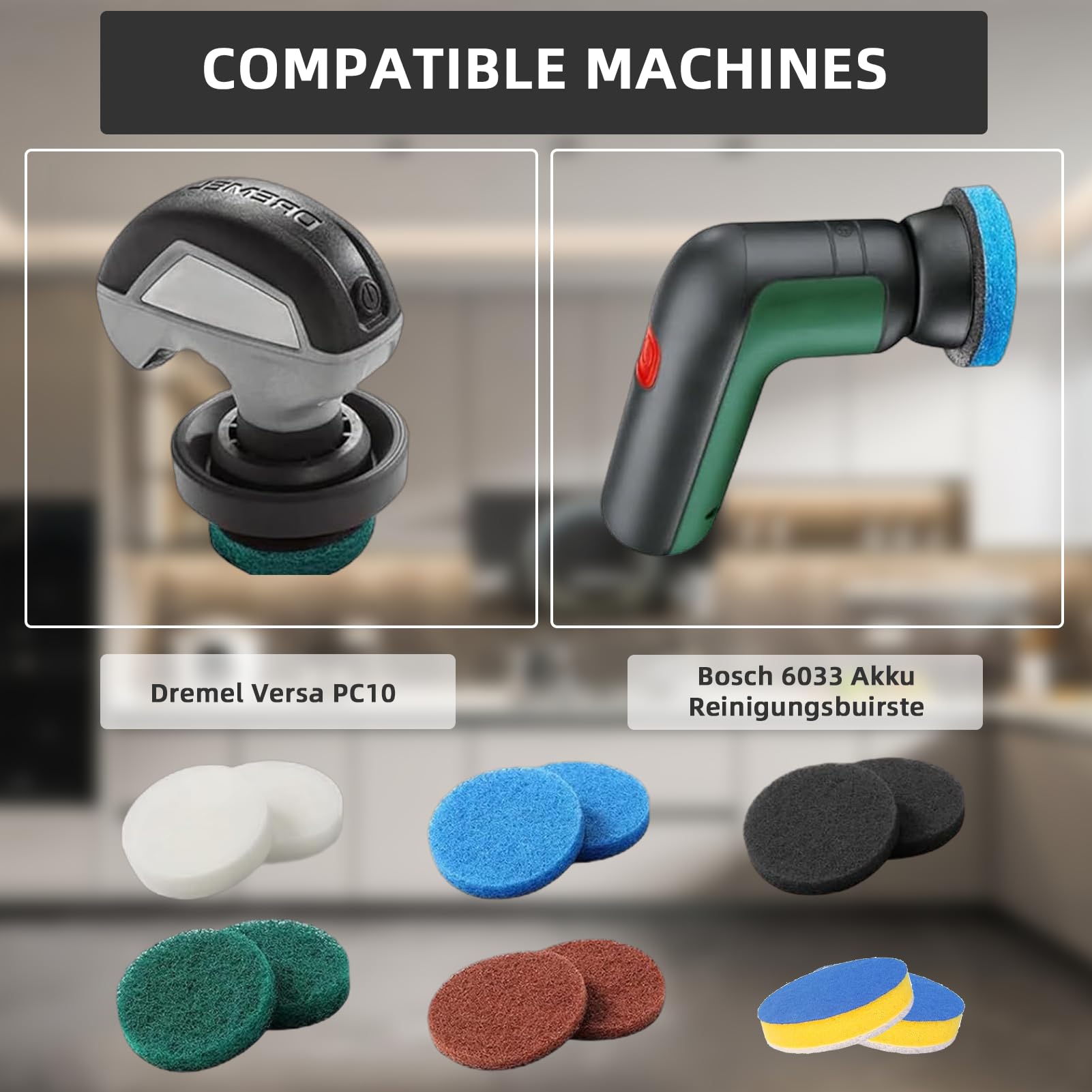 Bosch Groen Accureinigingsborstel UniversalBrush | Set