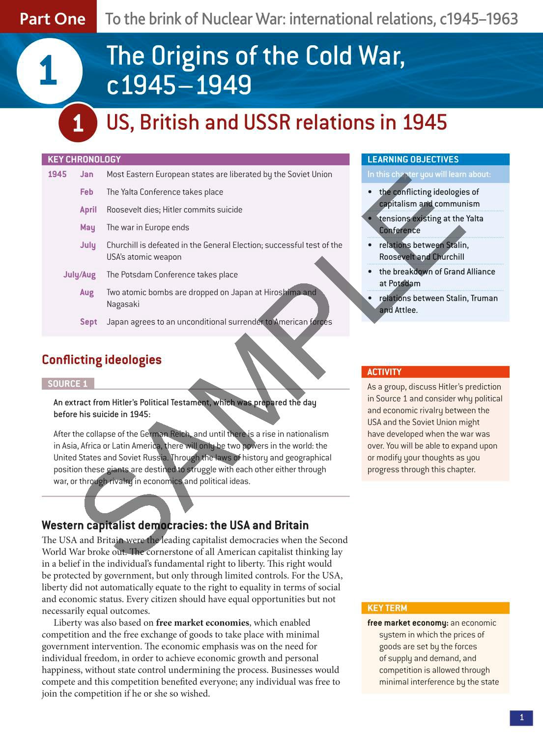 Oxford AQA History for A Level: The Cold War c1945-1991