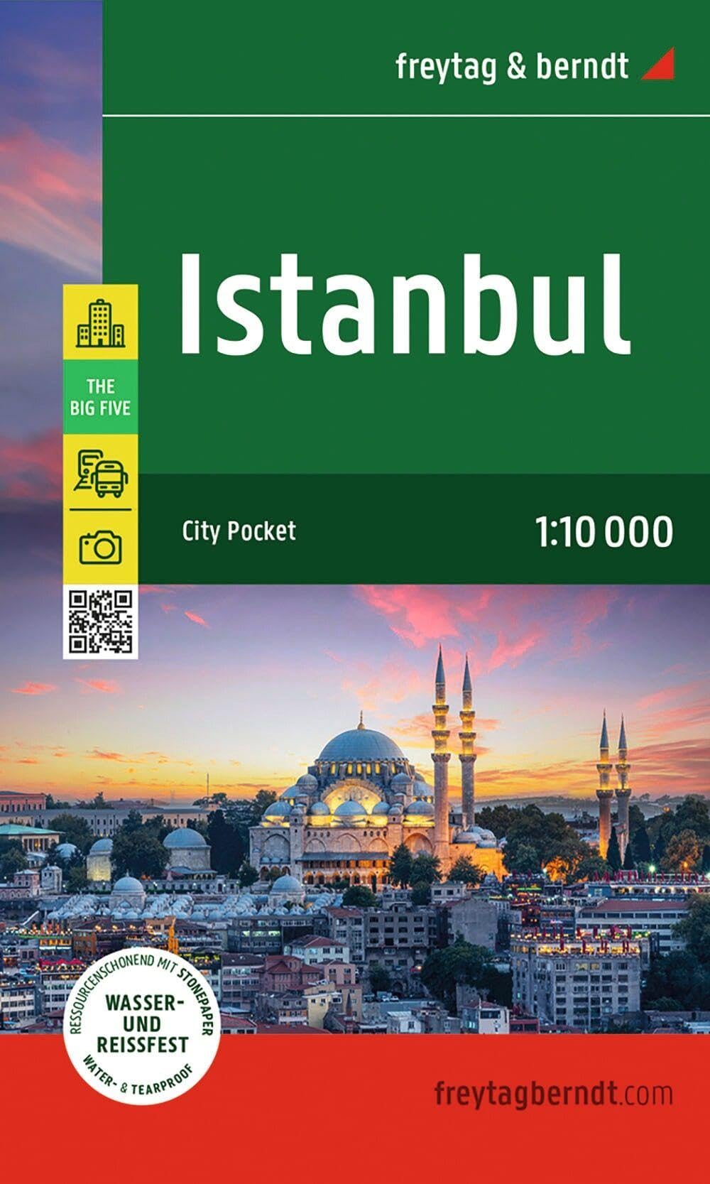 Istanbul City Map: 1:10,000 scale