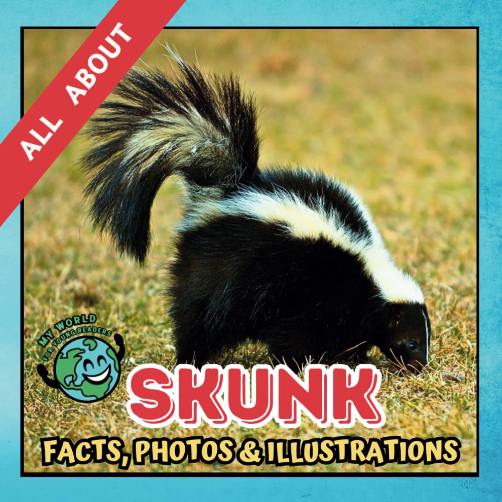 All about Skunk | Facts, Photos and Illustrations: A Picture Book for Kids and Toddlers | Screen-Free Infotainment (MY WORLD for YOUNG READERS)