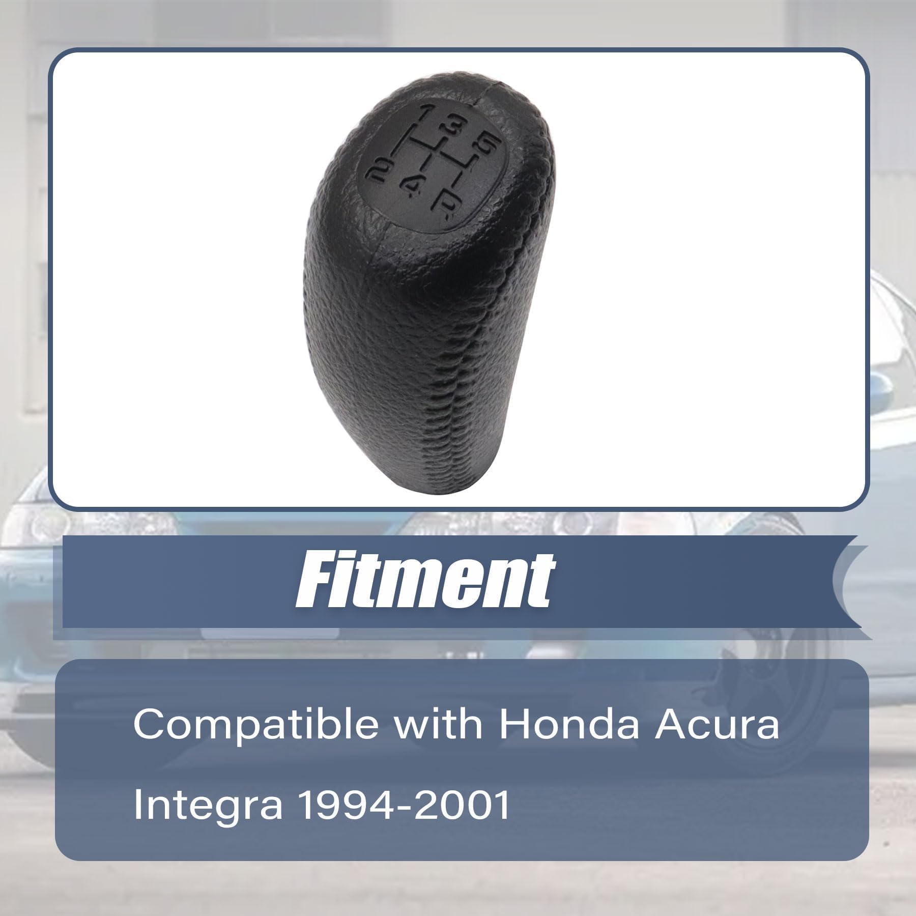 Amazon.com: XQSMWF Gear Shift Knob 5 Speed Leather 54102-ST7-003ZA