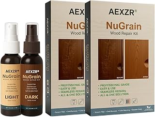 NuGrain Wood Repair Kit, Old English Scratch Cover for Wood, Restore a Finish for Wood, Wood Furniture Repair Kit for Hard Wood Laminate Vinyl Floort (2)