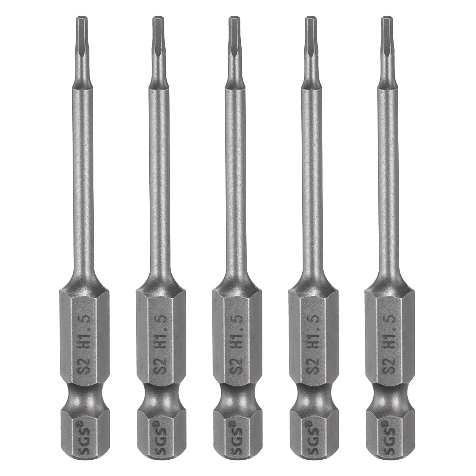 3x H12.0 Sechskant-Bitschlüssel 12 Mm (1/4" Schaft, 65 Mm) - Magnetisch & Aus S2-Stahl Für Schraubendreher