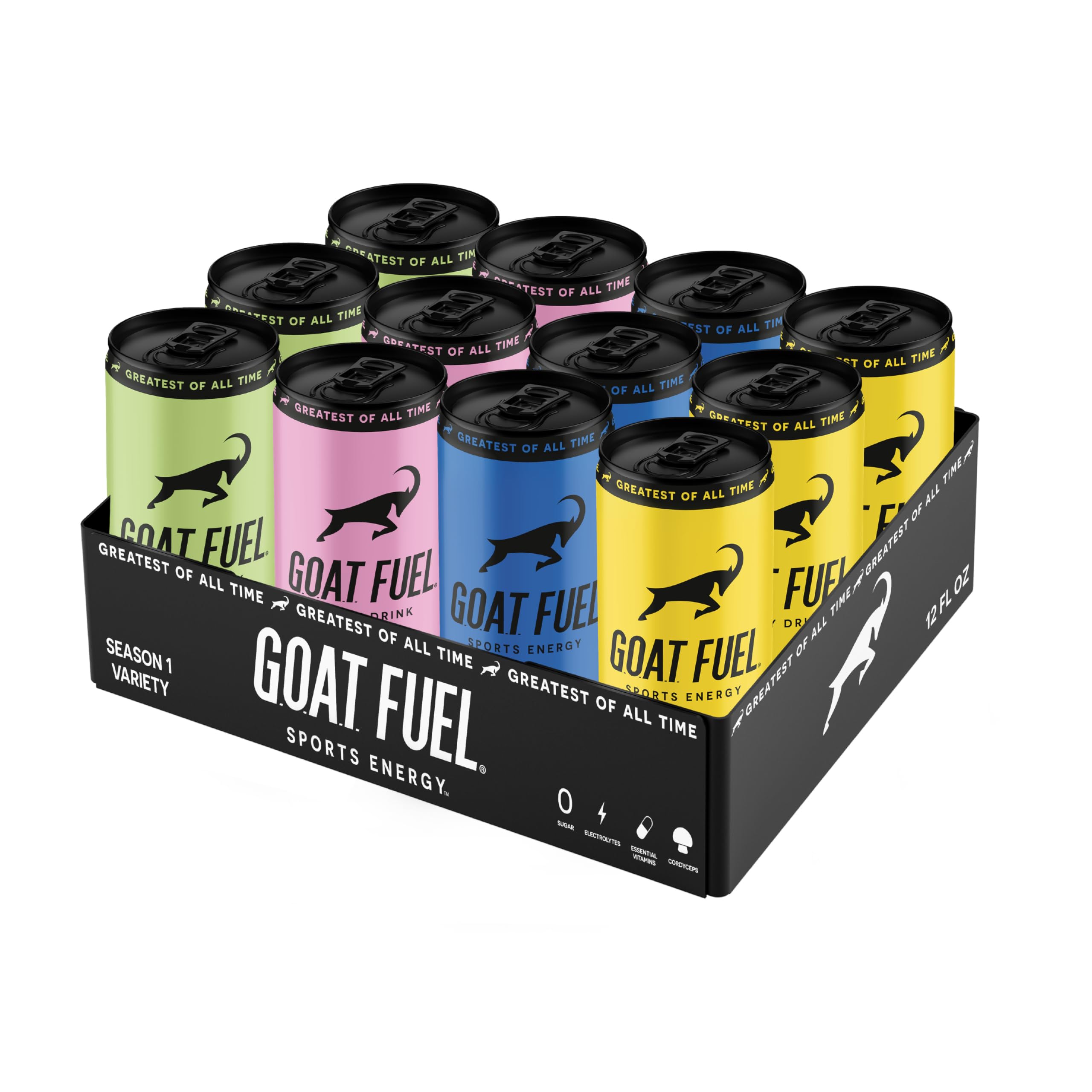 Buy G.O.A.T. Fuel® Preworkout Sports Energy Drink SugarFree Pre