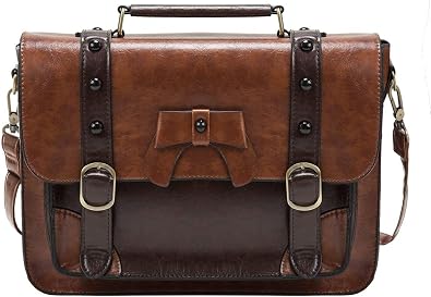 Amazon.com: Ecosusi clásico Crossbody Messenger Bag Satchel bolso bolso  portafolios para las mujeres y las niñas, Coffee), 6779062 : Ropa, Zapatos  y Joyería