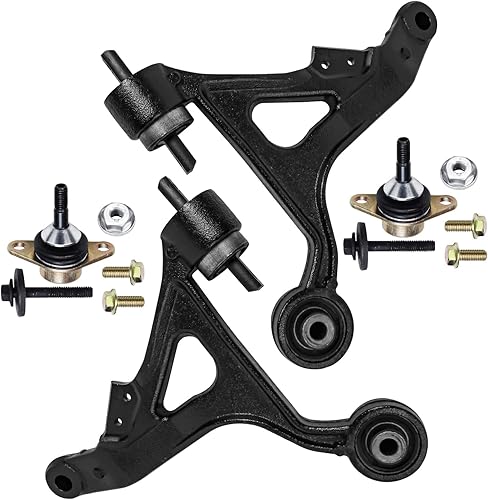 Miniatura 88 de Detroit Axle - Kit de suspensión frontal de 4 piezas para Chevrolet Aveo5 Aveo Pontiac G3 Wave Wave5 Suzuki Swift+, 2 brazos de control inferiores,