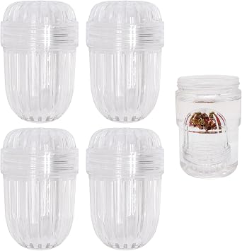 4Pcs Fruit Infuser Insert for Wide Mouth Water Bottles, Flower Tea Infuser Bottle Ball, Leak-Proof Herb & Tea Strainer for Loose Leaf Tea, Floral Tea, Coffee, Fruit