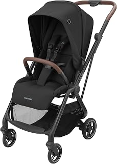 Maxi-Cosi Leona Ultra Compact Stroller, Essential Black