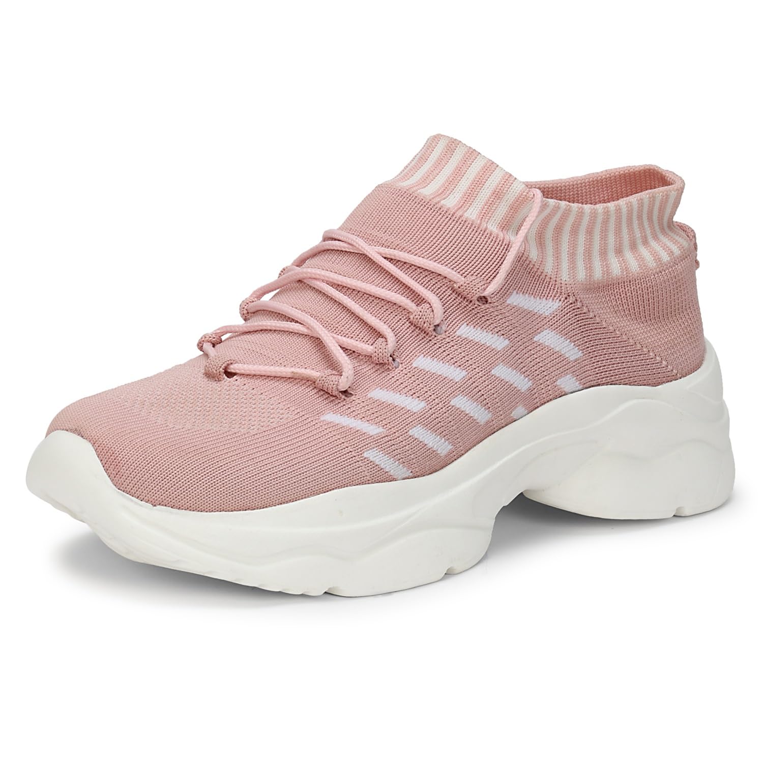 Memory Foam Comfort Shoes Women Running | Walking | Training | Gym| Jogging | Sneaker | Athletic | Lace up | Flexible | Lightweight | Daily use for Women & Girls-image-40