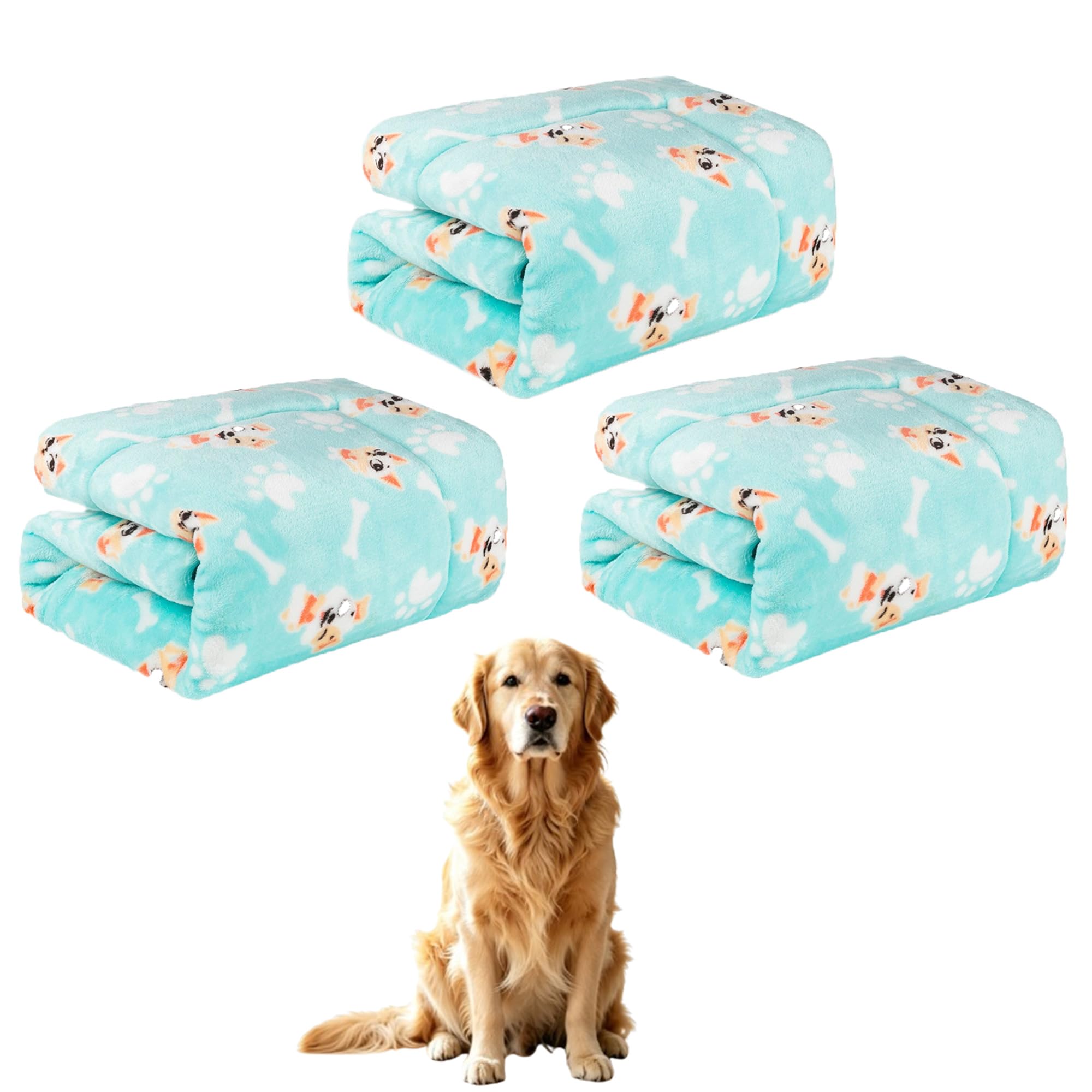 Coperte per animali domestici, confezione da 3/6 coperte per cani