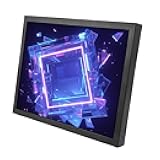 VSDISPLAY 15 Inch 1024x768 LCD Monitor 1000 Nits High Brightness IPS Screen with H/D DVI VGA as Outdoor Industrial Extra Display