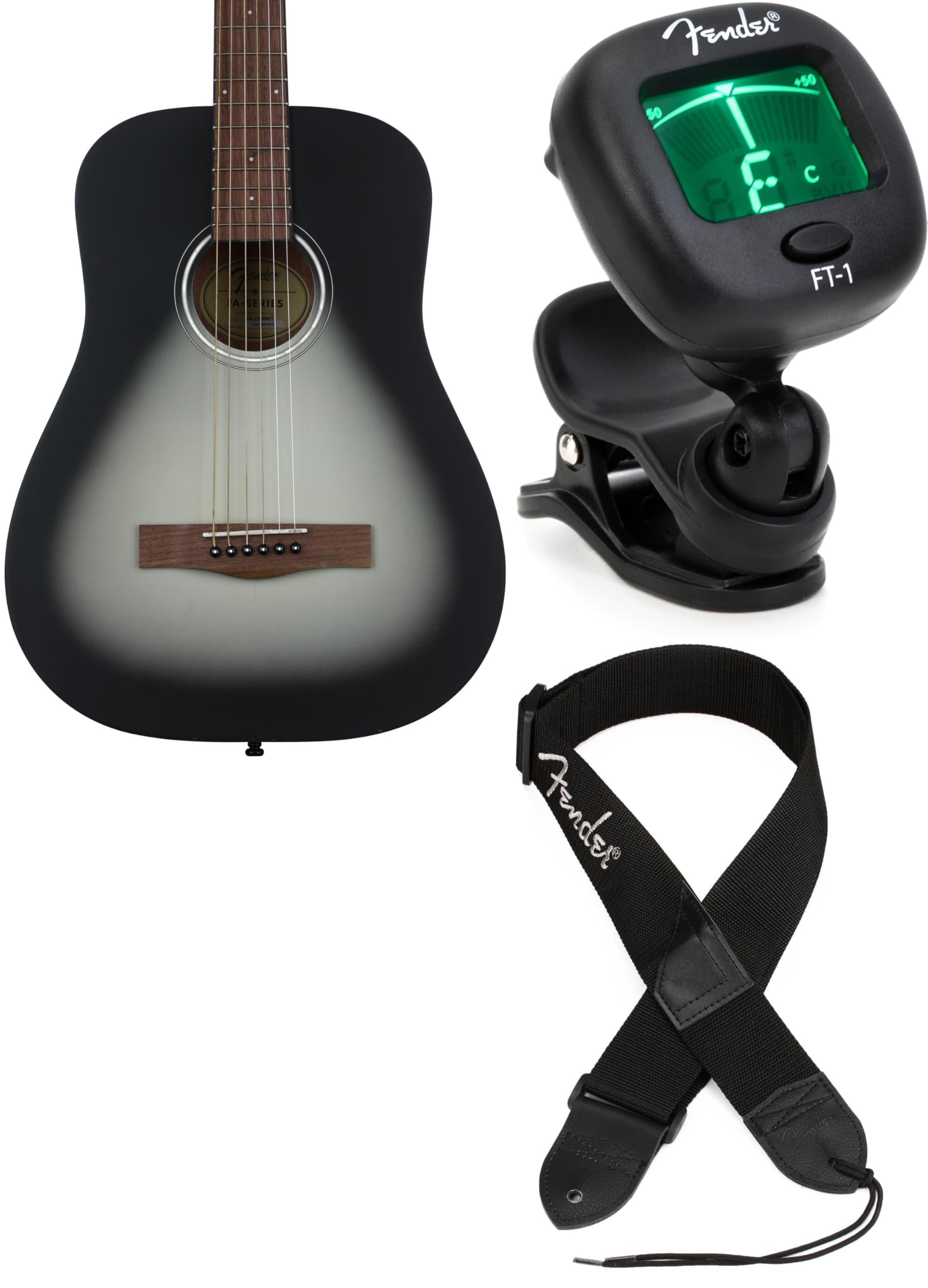 Amazon.com: Fender FA-15 3/4 Scale Acoustic Guitar - 6