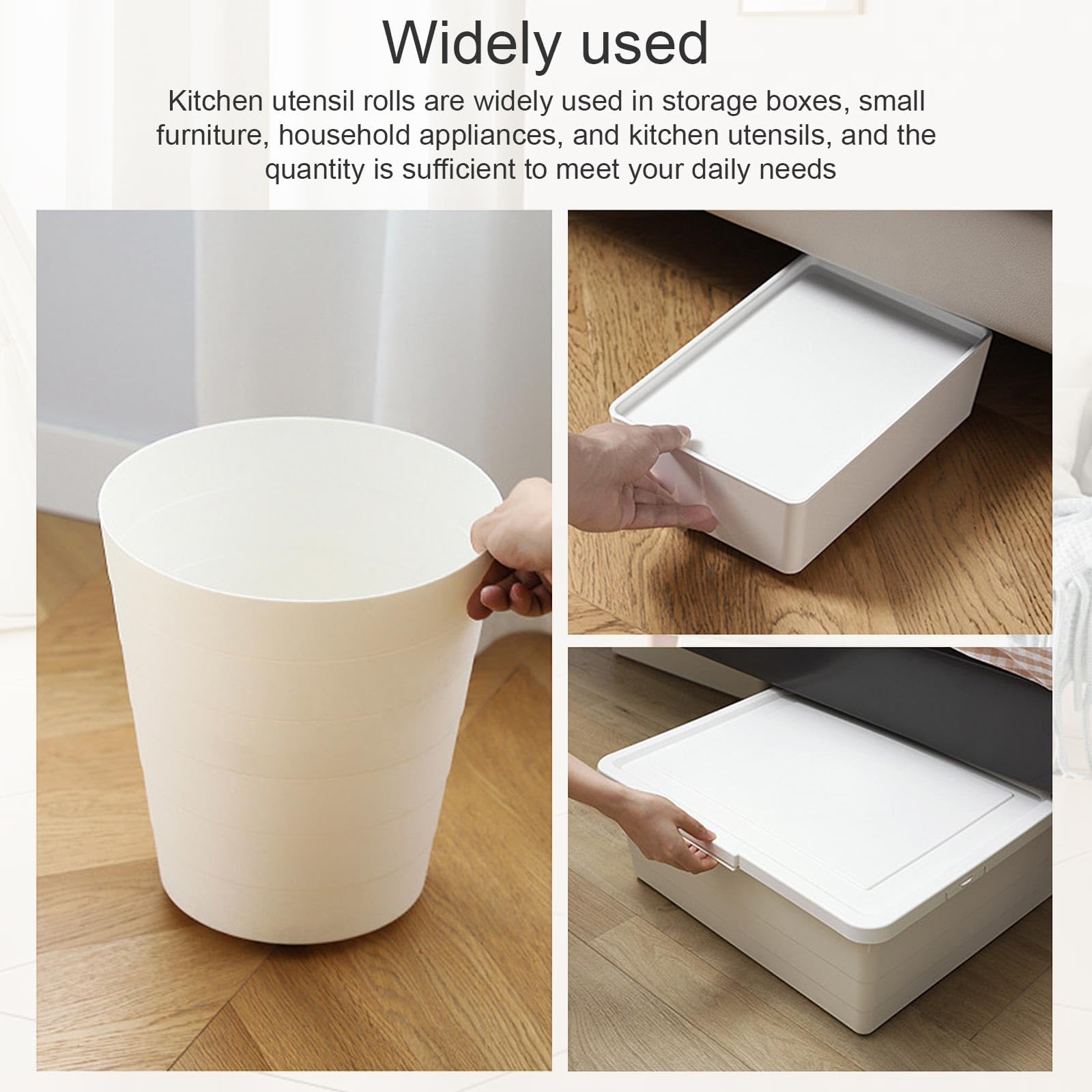 4 Roulettes Pour Meubles Avec Frein,Roulettes Pivotants En Caoutchouc Forme De U,Rotation