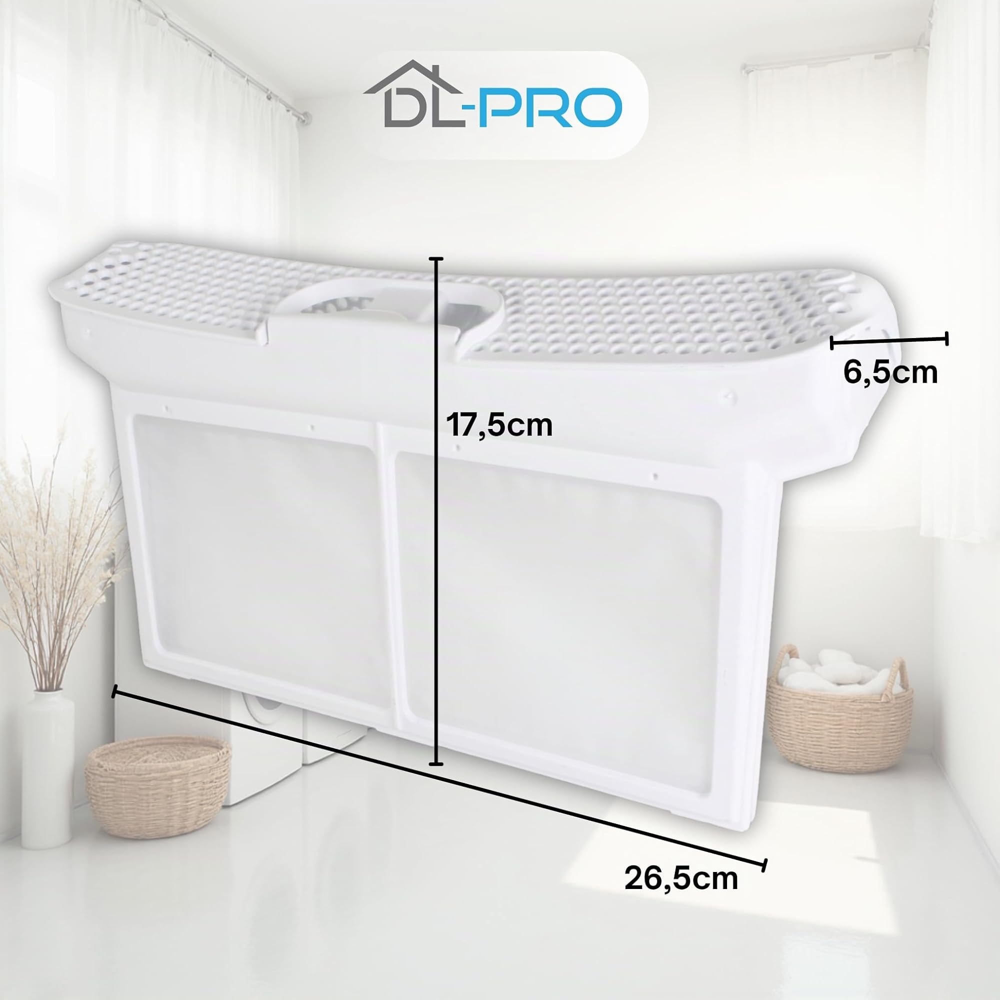 DL-pro Filtre à peluches pour sèche-linge IQ300, IQ390, IQ500, IQ590, IQ700, IQ790, IQ800, IQ890, Serie 4, Serie 6, Serie 8, compatible avec Bosch Siemens Balay 00656033 656033