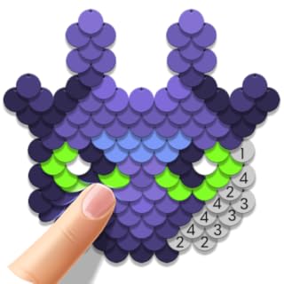 Sequin by Number - Live Coloring