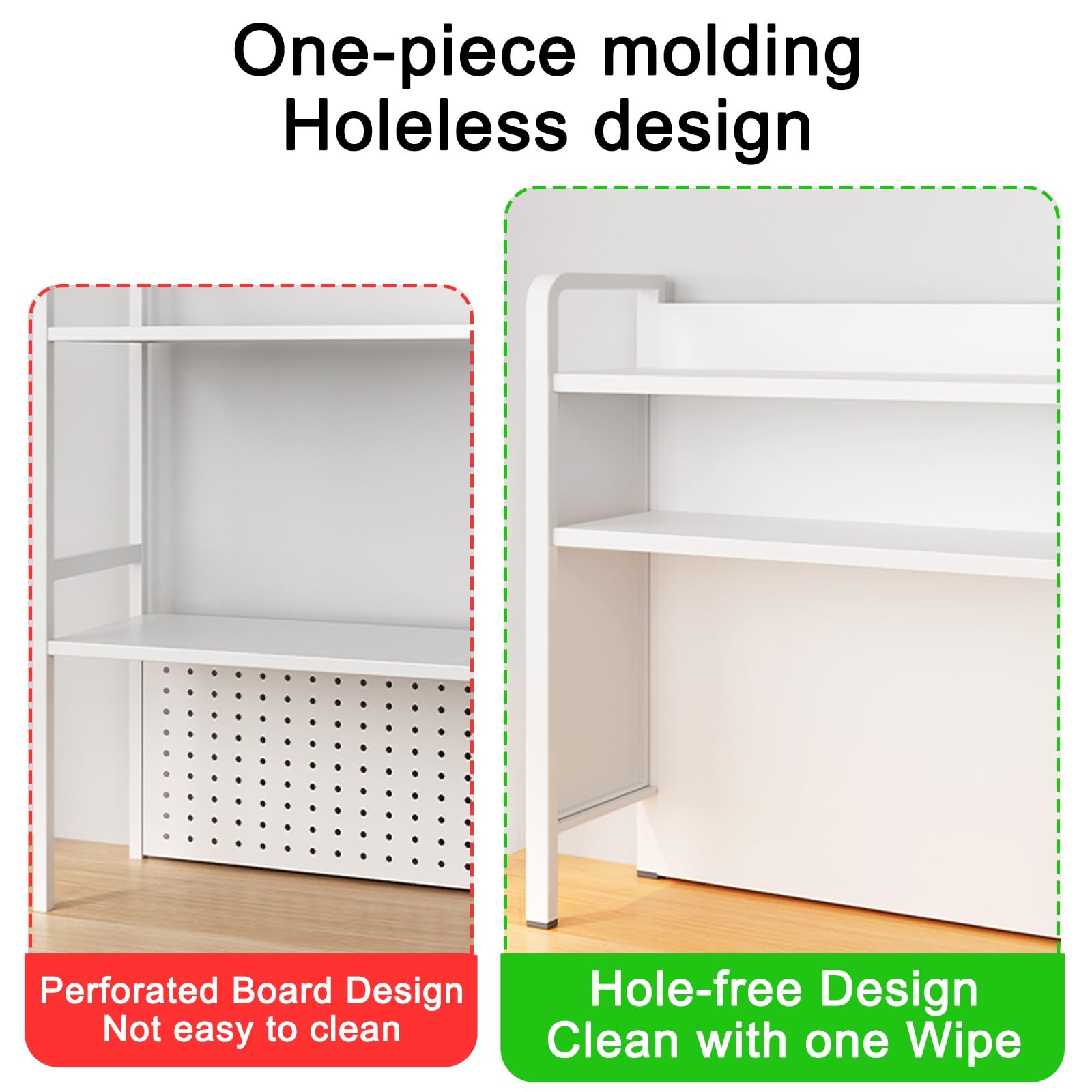 Etagere Bureau a Poser Sur Bureau à 3 Niveaux avec Panneau en Métal Etagere de Bureau Étagère de Bureau Étagère Bureau pour Salon, Chambre à Coucher, Bureau, Cuisine, Entrée, Bureau(75*25*93cm
