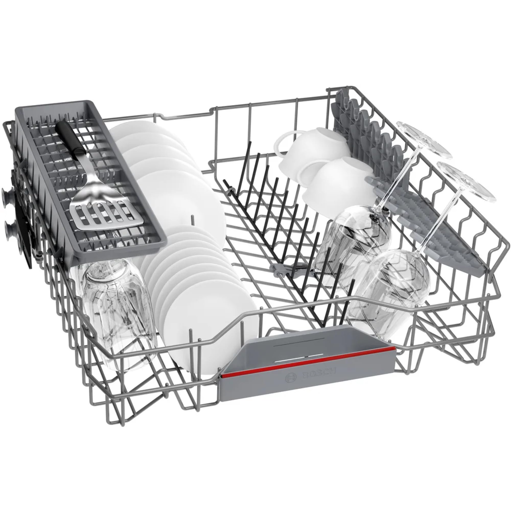 Bosch SMV4EAX28E, seria 4, inteligentna zmywarka do naczyń, w pełni zintegrowana, 60 cm, kosz na sztućce, zmywarka do naczyń, wyprodukowano w Niemczech, wyjątkowo cicha, ekstra suszenie, asystent