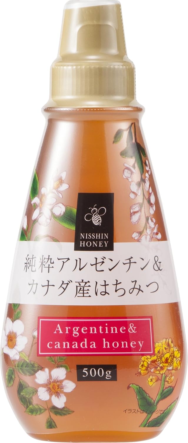 Amazon 日新蜂蜜 純粋アルゼンチン カナダ産はちみつ 500g 日新蜂蜜 はちみつ 通販
