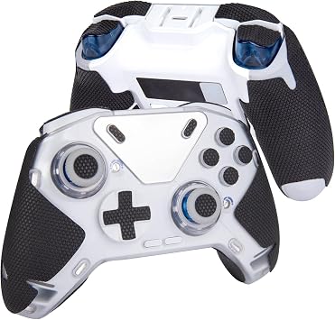 Controller Grips Tape Compatible with FLYDIGI APEX 4, Anti-Slip, Sweat-Absorbent, Textured Skin kit, for Controllers Handle Grips, Buttons, Triggers Classic Version - Black