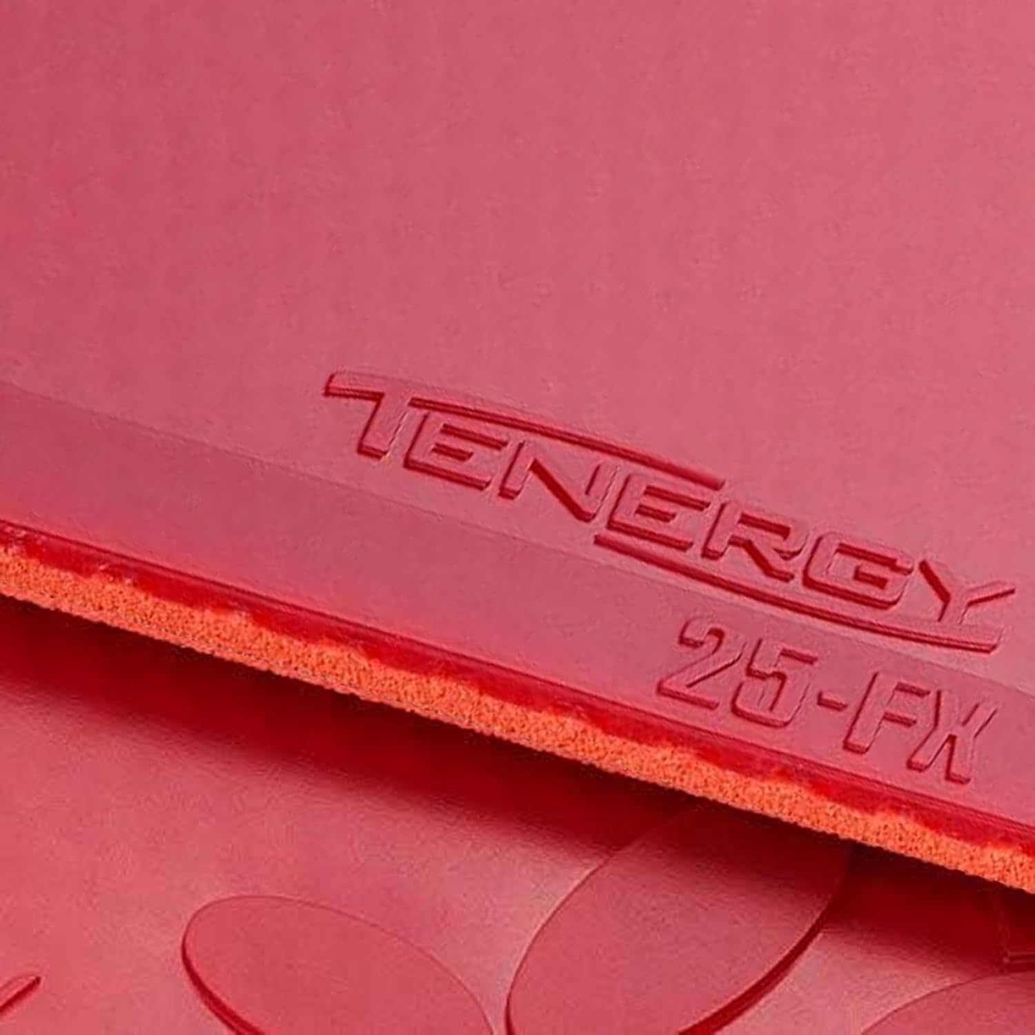 Butterfly Tenergy 25 FX Table Tennis Rubber Sheet - 1.7 mm, 1.9 mm, or 2.1 mm - Red or Black - Professional Table Tennis Rubbers - 1 Inverted Table Tennis Rubber Sheet