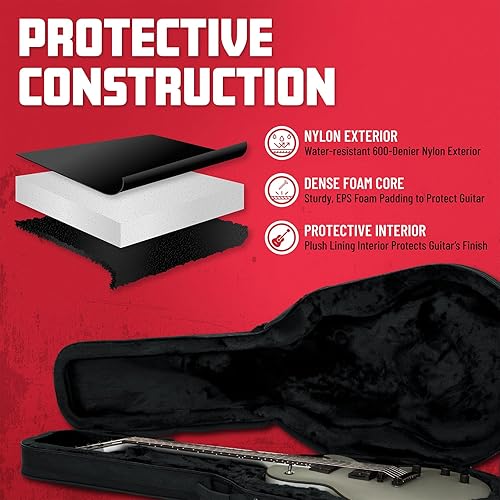 Vista 3 de Gator Cases - Funda ligera para guitarras eléctricas Les Paul de Polyfoam (GL-LPS)