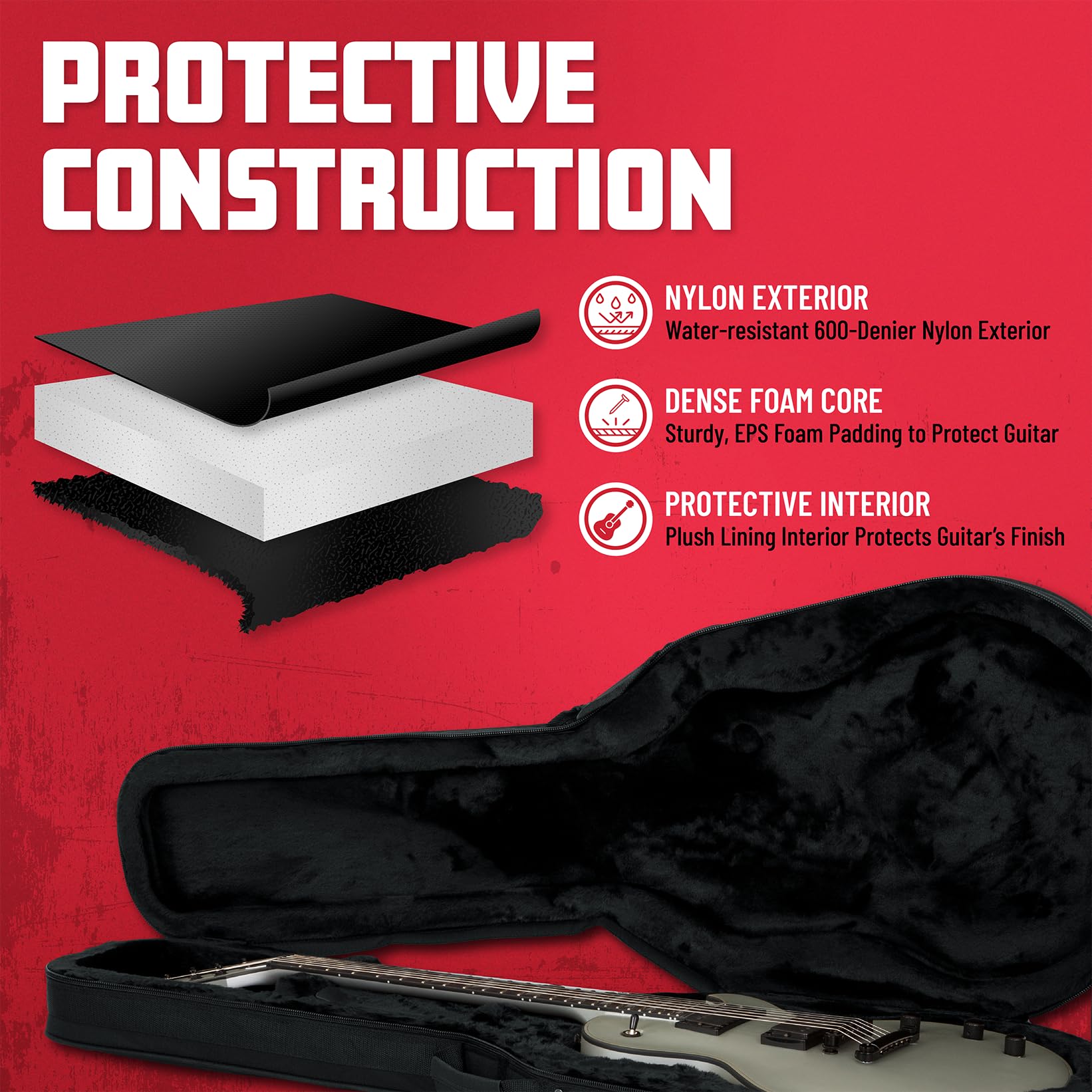 Amazon | Gator Cases ゲーター セミハードケース エレキギター用 レス