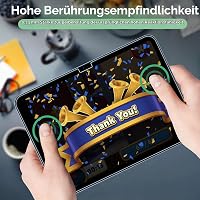 Bigqin 2 ks tvrdené sklo na ochranu displeja pre iPad 11 (A16) 2025 a iPad 10 2022 10,9-palcové zariadenia, tvrdosť 9H, HD priehľadné, odolné voči poškriabaniu 5