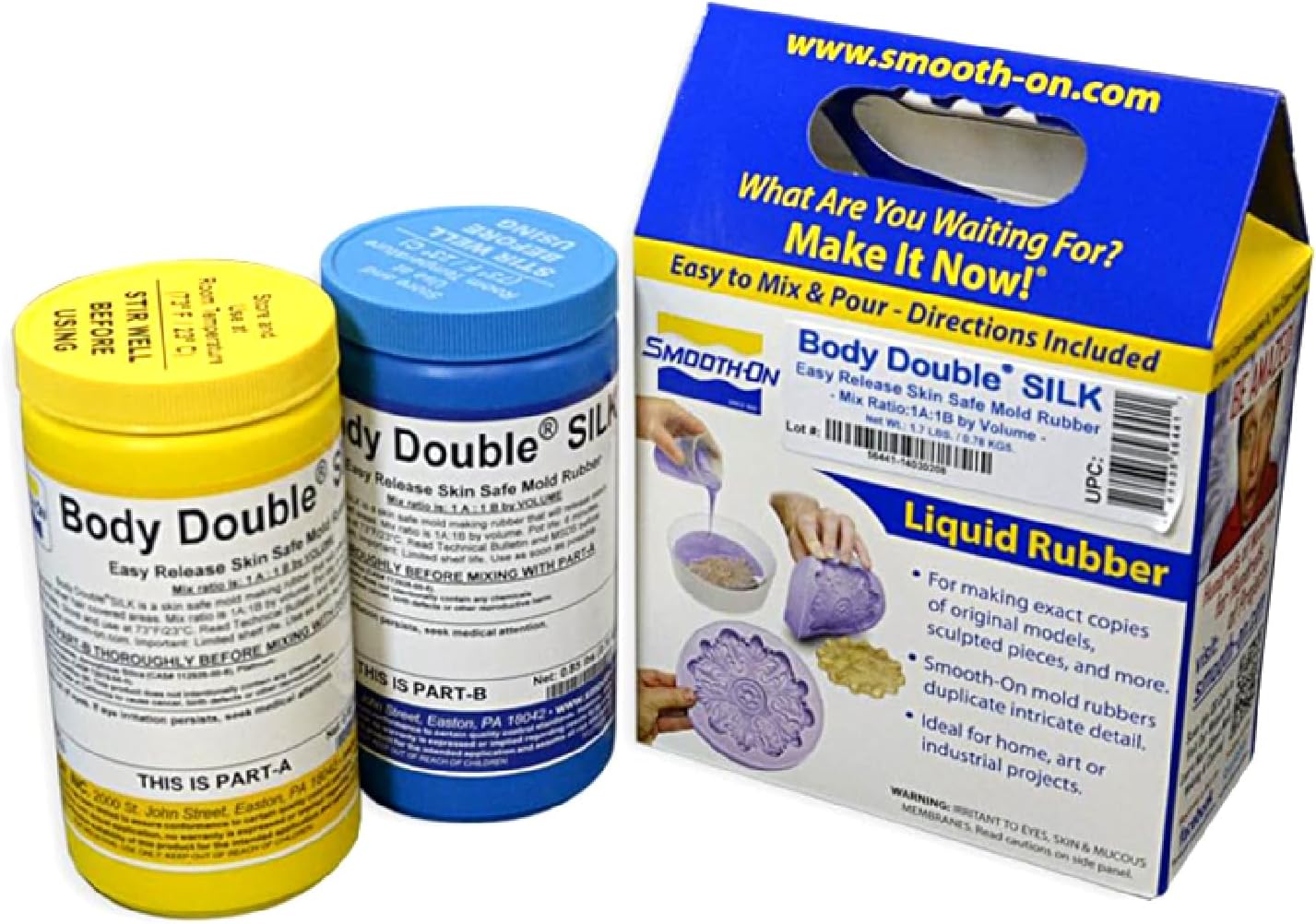 Body Double Silk Lifecasting Silicone - Pint Unit