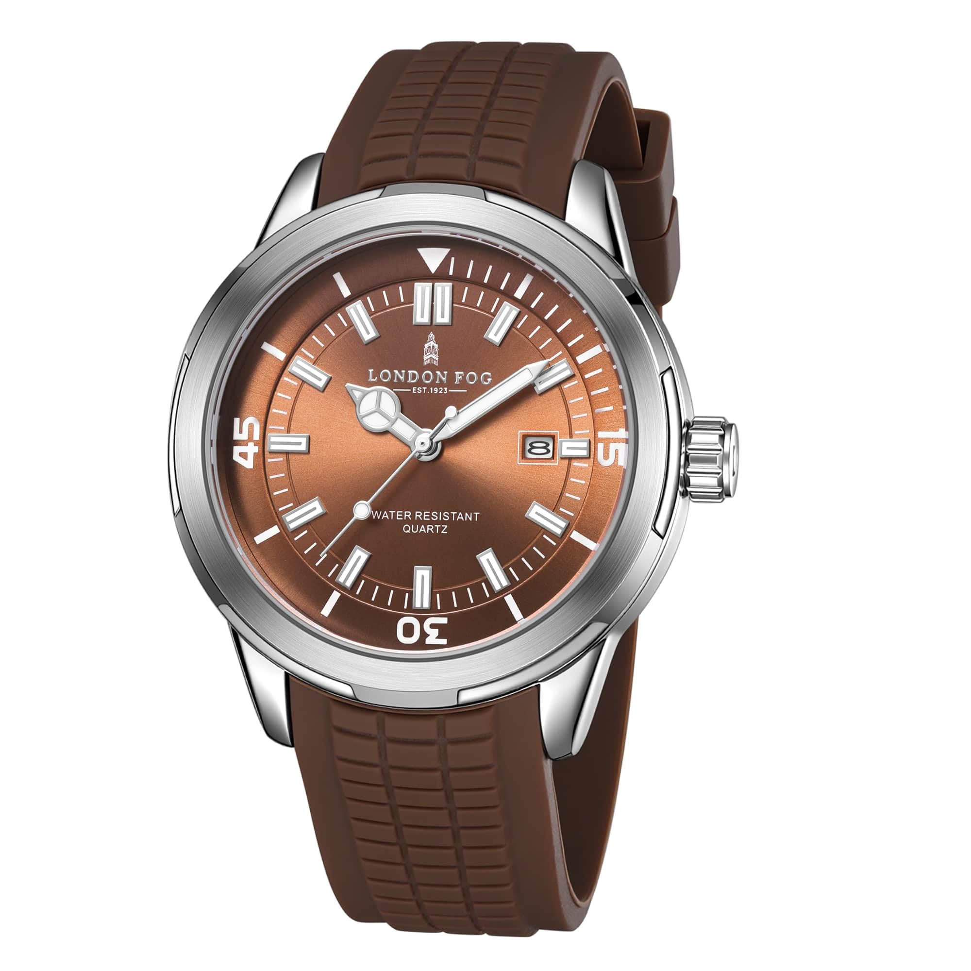 Duke Collection Analog Watch for Men with Round Dial, Luminous Hands & Hour Markers, Date Display & Silicone Strap-image-22