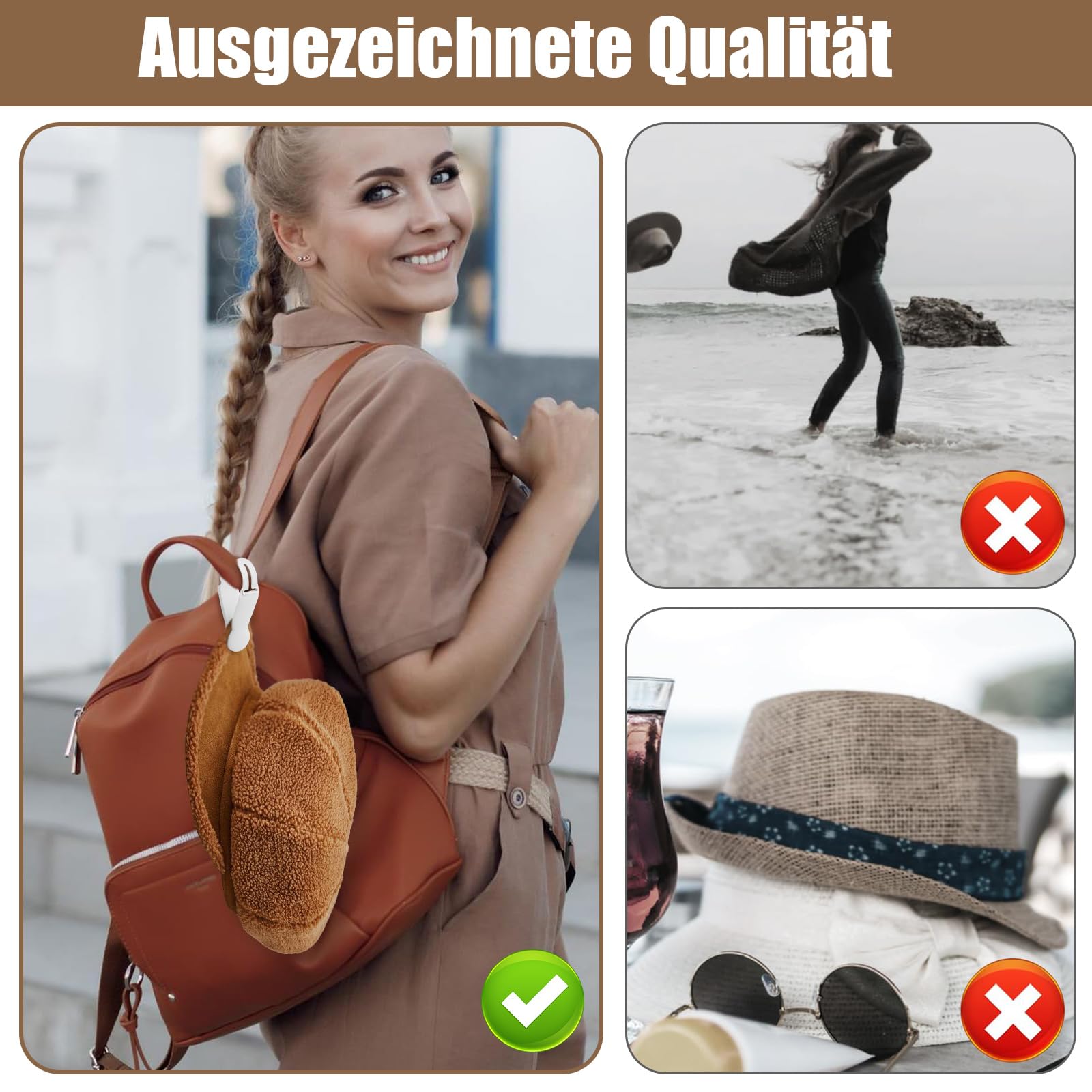Clip per asciugamani in silicone, clip magnetiche, 4 (nero + bianco)