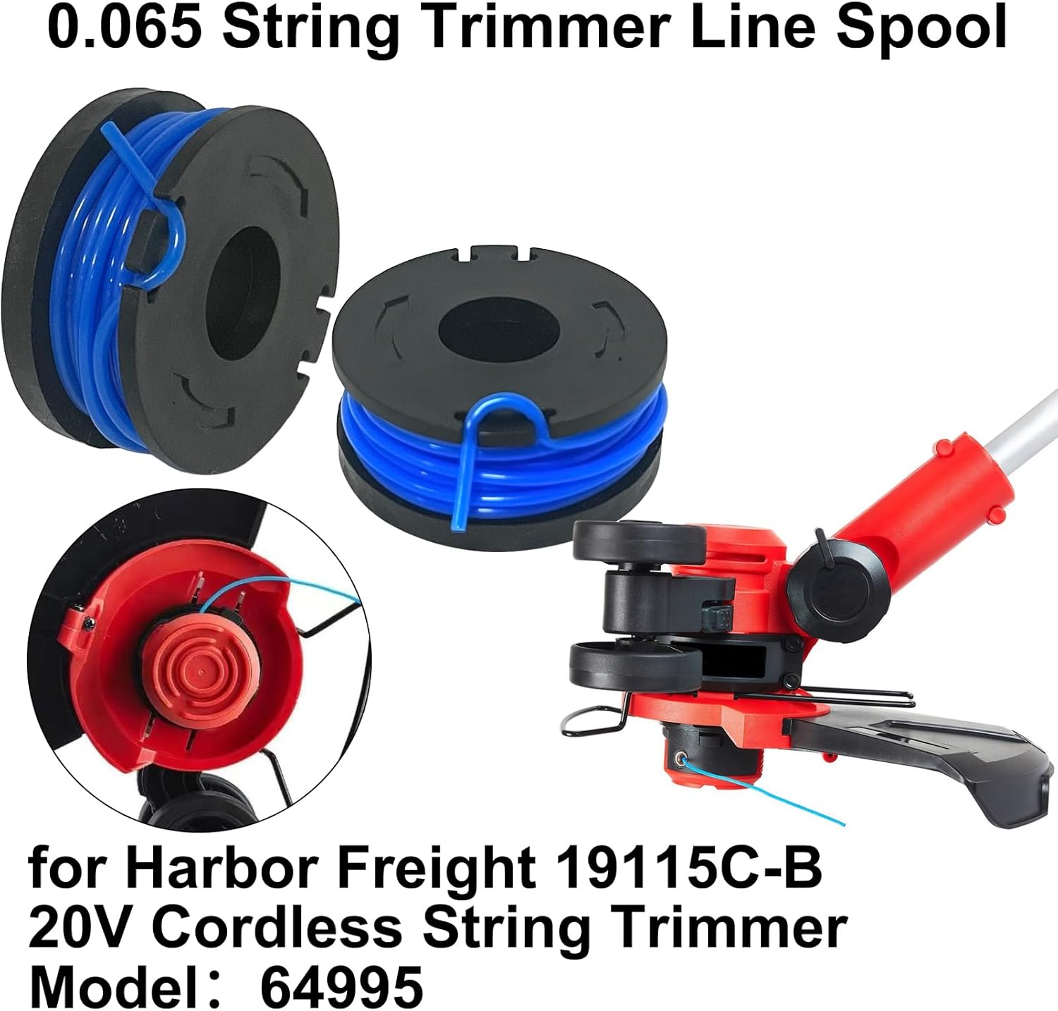 Replacement Spool Trimmer Spool view 2