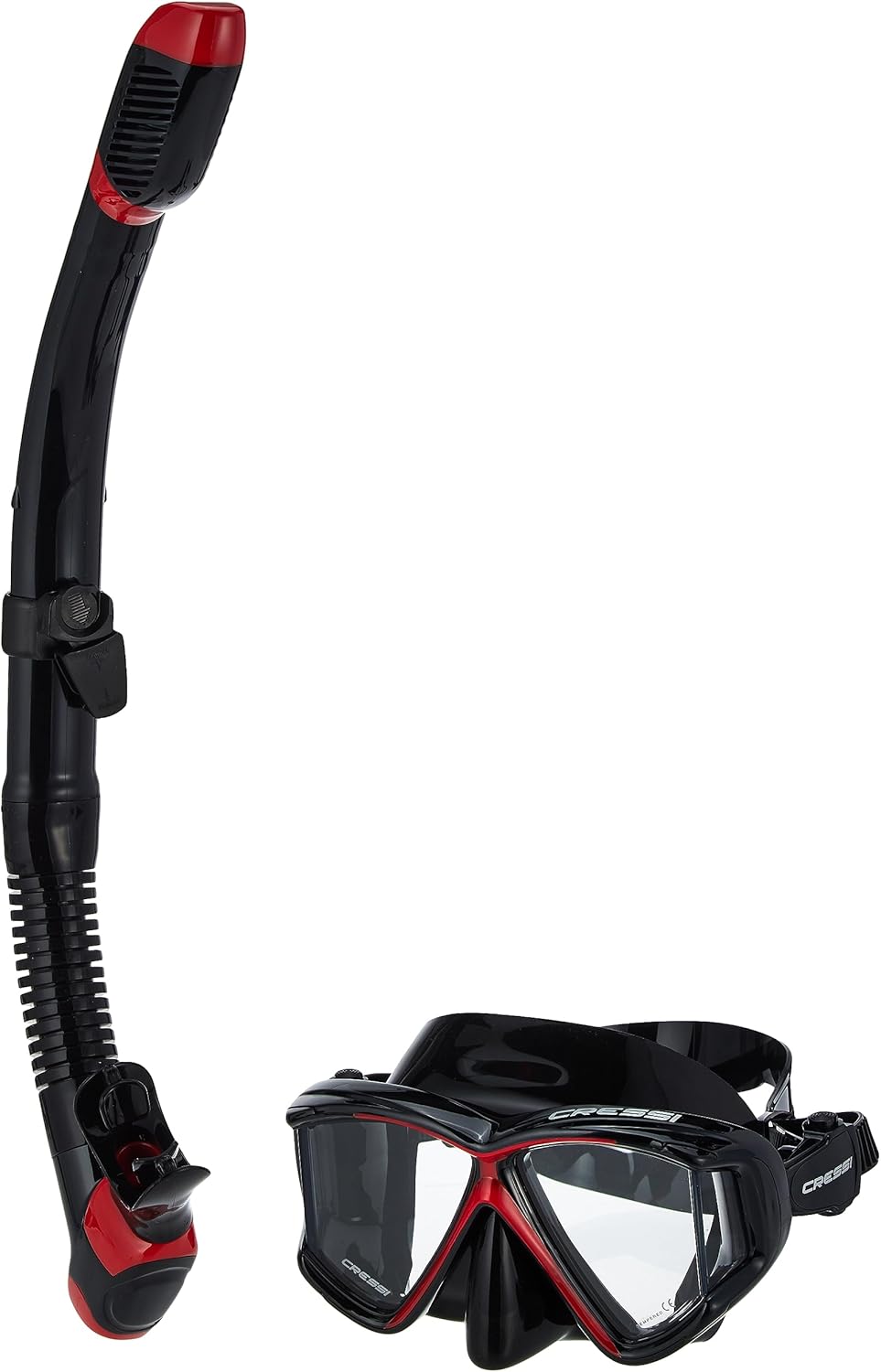 Cressi Panorama Quattro Panoramic Snorkel Mask Dry Snorkel Set with