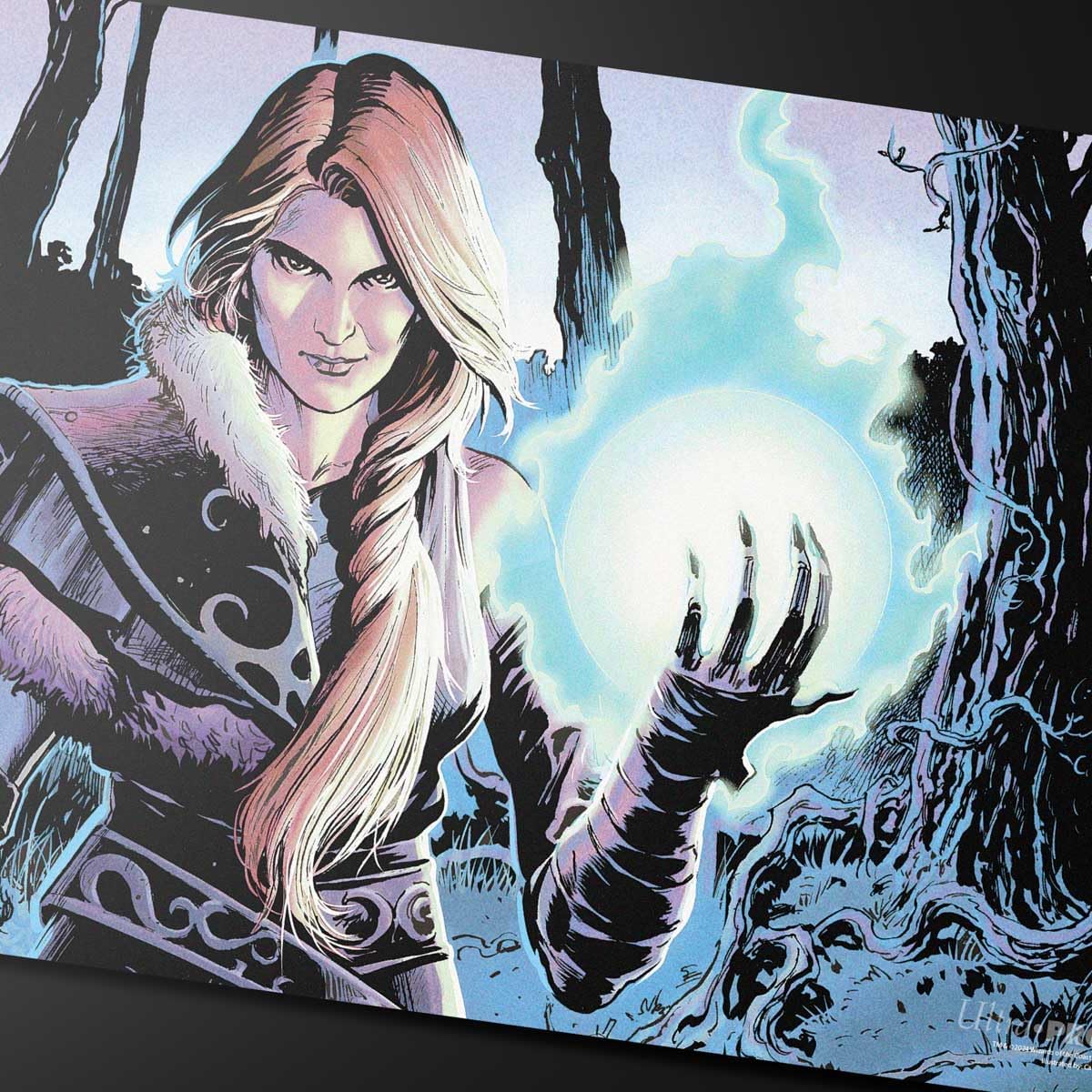 Ultra PRO - Innistrad Remastered Arlinn Kord / Arlinn, Embraced by the Moon Double-Sided Playmat for Magic: The Gathering, Gaming Accessories, MTG Tabletop, Card Game Supplies, TCG Playmat